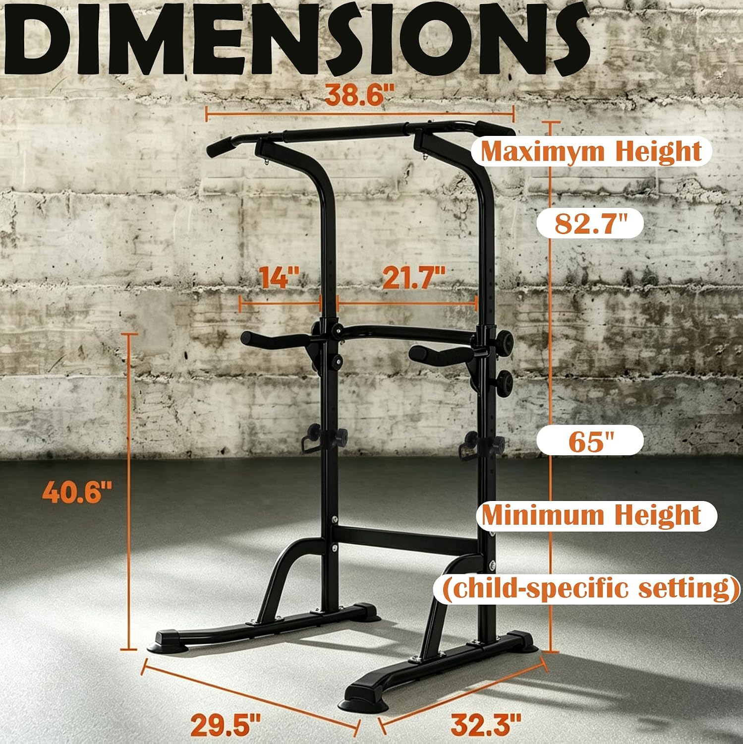 Power Tower for Home Gym, Pull - Pull Up Bar recension och pris
