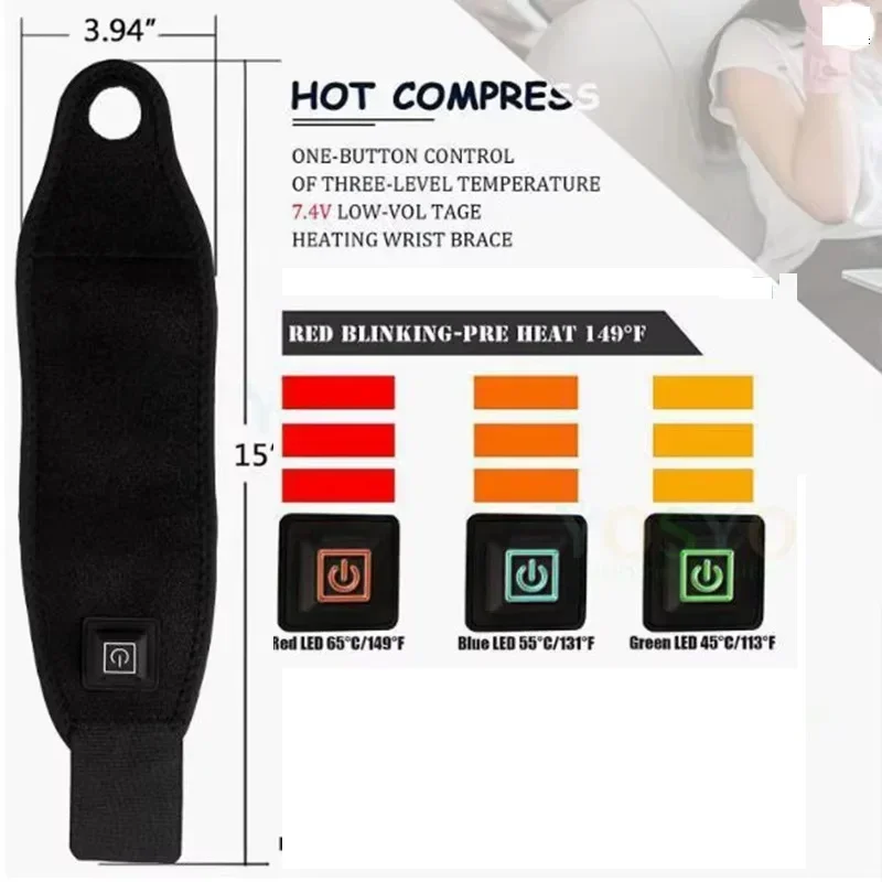 Heating Hand Massager Wrist Pr - Wrist Wraps recension och pris